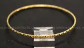 6- 21K Yellow Gold Bangle Bracelets, 46.2 Grams