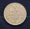 1874 Belgium 20 Francs Gold Coin, 6.3 Grams
