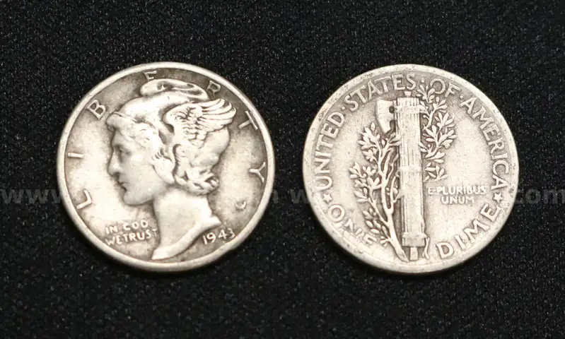 115 Silver U.S. Mercury Dimes