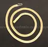 14k Yellow Gold Herringbone Necklace, 26.4 Grams