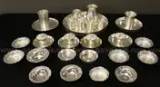 32 Pieces Of Assorted Sterling Silver Flatware, 1600.1 Grams
