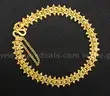 24K Yellow Gold Articulated Design Bracelet, 18.2 Grams