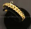 18K Yellow Gold Cuban Link Design Bracelet, 76.1 Grams