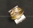 18K Yellow Gold Plain Band Design Ring, 10.0 Grams