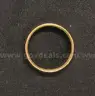 18K Yellow Gold Plain Band Design Ring, 10.0 Grams