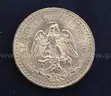 1947 Gold Mexico 50 Peso Coin, 41.6 Grams