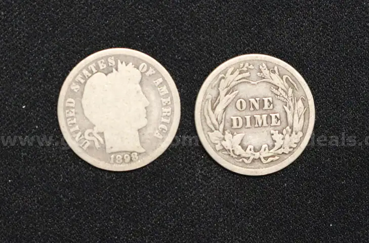 71 U.S. Silver Barber Dimes