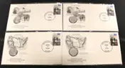 312 Assorted Washington, State, Colorized &#x26; Graded Quarters