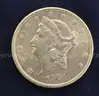 1904 U.S. Liberty Head $20 Gold Double Eagle Coin, 33.3 Grams