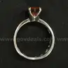 Retired James Avery Sterling Silver Adorned Floral Citrine Ring, 7.0 Grams