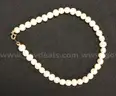 Pearl Necklace &#x26; Bracelet With 14K Yellow Gold Clasps