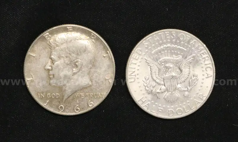 82 U.S. Kennedy Clad Half Dollar Coins