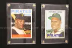 10 Assorted Topps Padres and Pirates Baseball Cards Including Clemente, Winfield