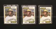 10 Assorted Topps Padres and Pirates Baseball Cards Including Clemente, Winfield