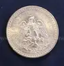 1947 Gold Mexico 50 Peso Coin, 41.6 Grams