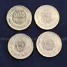 4- 1945 Mexico Dos Pesos Coins, 6.6 Grams