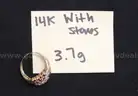 Approximately 11 Pieces Of Scrap Gold Jewelry, 49.7 Grams