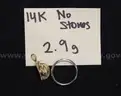 Approximately 11 Pieces Of Scrap Gold Jewelry, 49.7 Grams