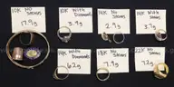 Approximately 11 Pieces Of Scrap Gold Jewelry, 49.7 Grams