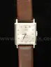 1970&#x27;s Ladies Rolex Precision Wristwatch With Brown Leather Band