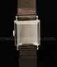 1970&#x27;s Ladies Rolex Precision Wristwatch With Brown Leather Band