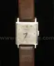 1970&#x27;s Ladies Rolex Precision Wristwatch With Brown Leather Band