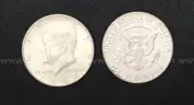 62 U.S. Silver Kennedy Half Dollar Coins