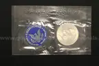 5- 1971/1972 Silver Uncirculated Eisenhower Dollars