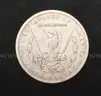 Graded 1890 Carson City Silver U.S. Morgan Dollar Coin