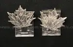 Silver Spider Web Design Jewelry Set &#x26; Maple Leaf Design Earrings, 47.5 Grams