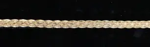 14K Yellow Gold Braid Design Bracelet, 4.3 Grams