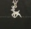 James Avery Sterling Silver Infant Necklace with Retired Reindeer Pendant, 4.8 G
