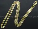 14K Yellow Gold Double Curb Link Design Necklace, 24.0 Grams
