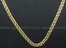 14K Yellow Gold Double Curb Link Design Necklace, 24.0 Grams