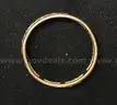 14K Yellow/White Gold Tulip Design Band, 5.1 Grams