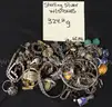 75 Pieces of Assorted Sterling Silver Scarp Jewelry, 363.9 Grams