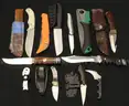 13 Assorted Bowie, Dagger &#x26; Pocket Knives