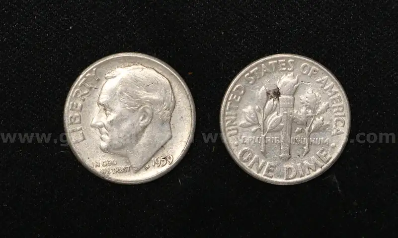540 U.S. Silver Roosevelt Dimes