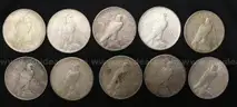 26 U.S. Silver Peace Dollar Coins