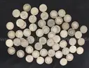 59 U.S. Silver Barber Dime Coins