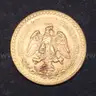 1947 Gold Mexico 50 Peso Coin, 41.6 Grams