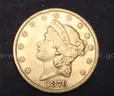 1876S U.S. Gold Double Eagle Liberty Coin, 33.4 Grams