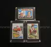 1- 1965 Topps Pete Rose and 2- Johnny Bench Rookie Baseball Cards