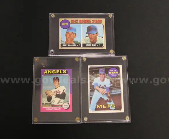 227 Former Texas Rangers Baseball Cards, Including Nolan Ryan Rookie Card