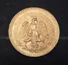 1947 Gold Mexico 50 Peso Coin, 41.6 Grams