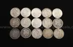 15 Assorted U.S. Silver Morgan Dollar Coins