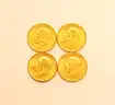 4 Assorted Date British George V Gold Sovereign Coins, 32.0 Grams Total