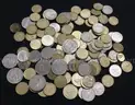 500 Assorted Foreign Coins, Mostly Mexico