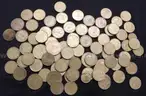 500 Assorted Foreign Coins, Mostly Mexico