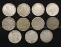 24 Assorted U.S. Silver Peace Dollar Coins
